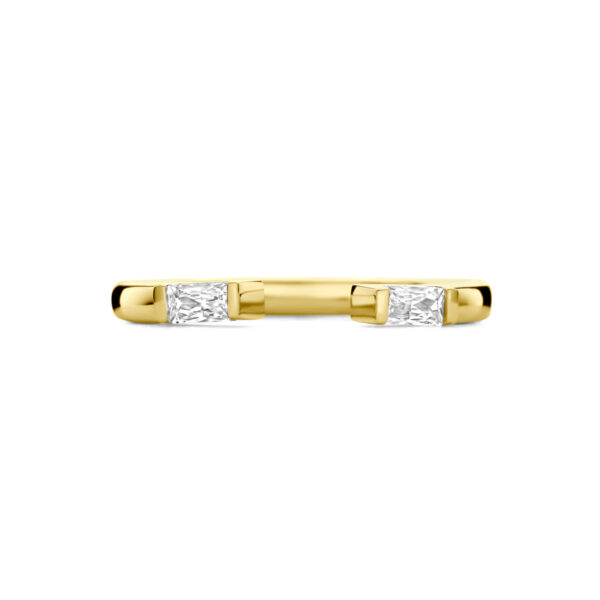 ring zirkonia 14K geelgoud - Afbeelding 4