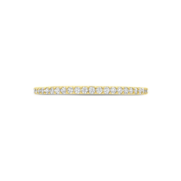 ring zirkonia 14K geelgoud - Afbeelding 4