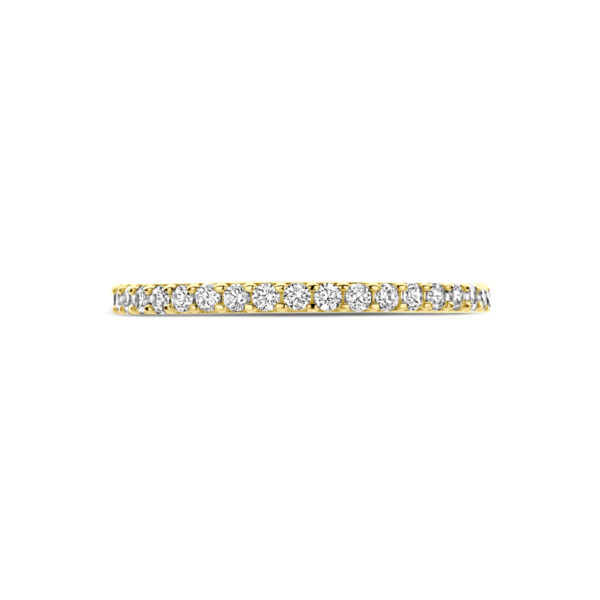 ring zirkonia 14K geelgoud - Afbeelding 4