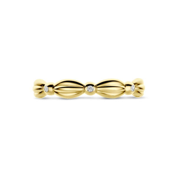 ring zirkonia 14K geelgoud - Afbeelding 4