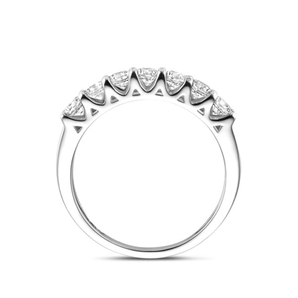 ring zirkonia zilver gerhodineerd - Afbeelding 3