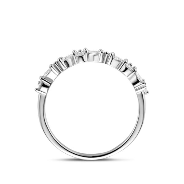 ring zirkonia zilver gerhodineerd - Afbeelding 3