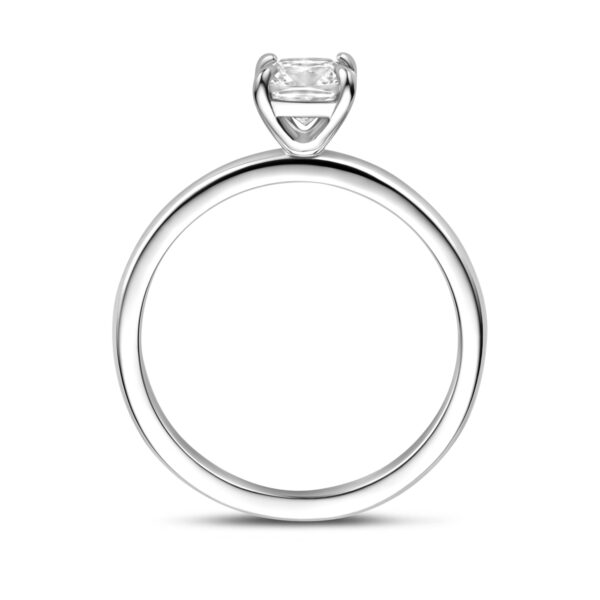 ring zirkonia zilver gerhodineerd - Afbeelding 3