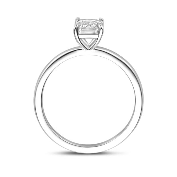 ring zirkonia zilver gerhodineerd - Afbeelding 3