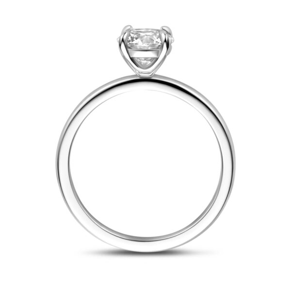 ring zirkonia zilver gerhodineerd - Afbeelding 3