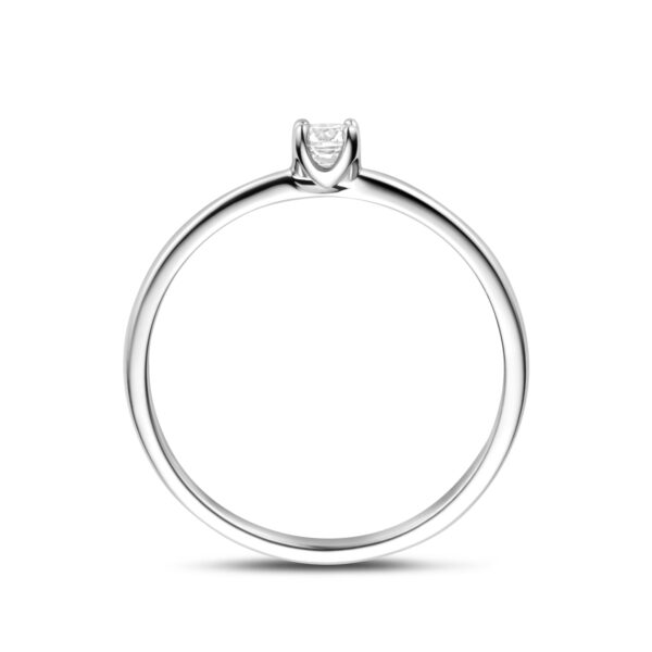 ring zirkonia zilver gerhodineerd - Afbeelding 3