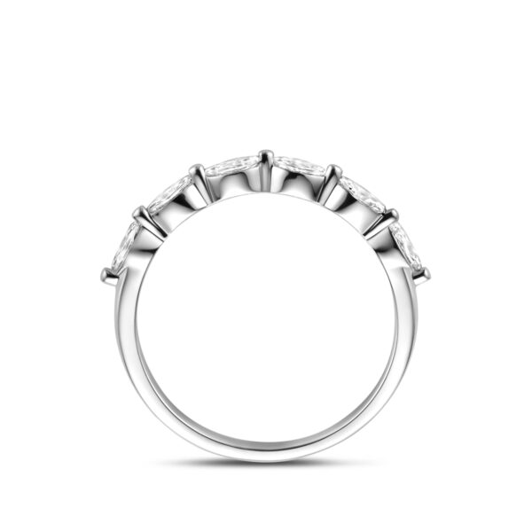 ring zirkonia zilver gerhodineerd - Afbeelding 3