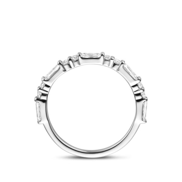 ring zirkonia zilver gerhodineerd - Afbeelding 3