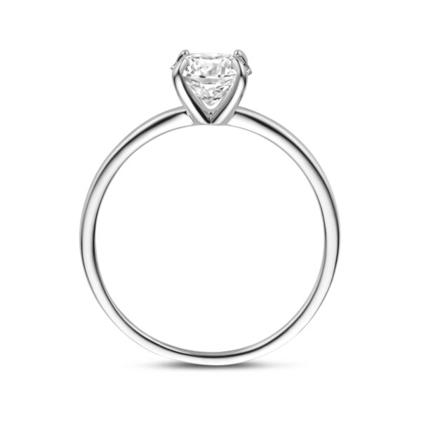 ring zirkonia zilver gerhodineerd - Afbeelding 3