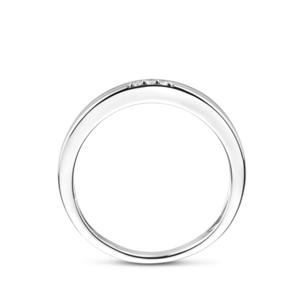 ring zirkonia zilver gerhodineerd - Afbeelding 3