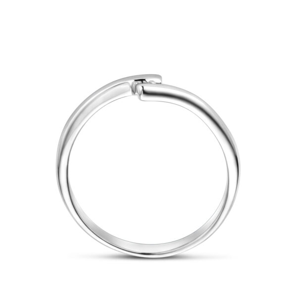 ring zirkonia zilver gerhodineerd - Afbeelding 3