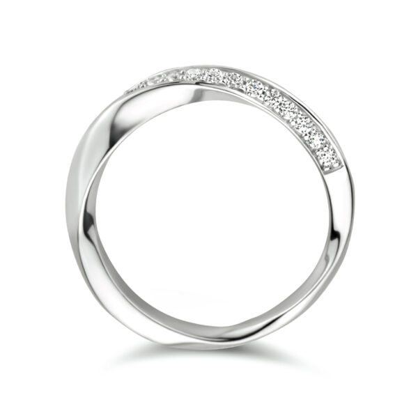 ring zirkonia zilver gerhodineerd - Afbeelding 3