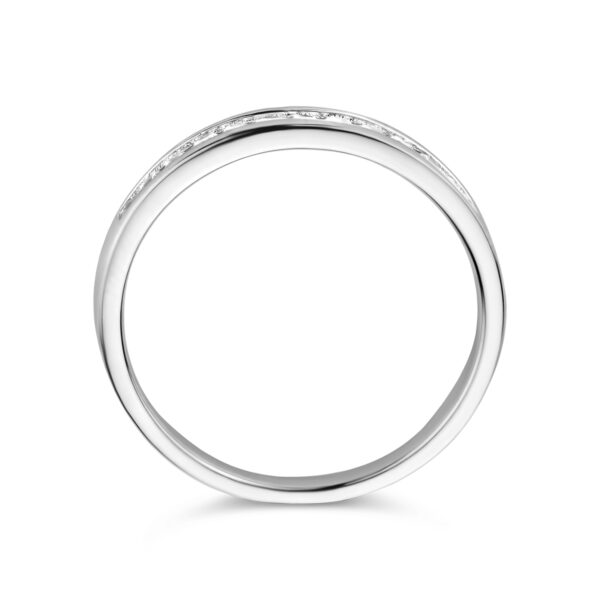 ring zirkonia zilver gerhodineerd - Afbeelding 3