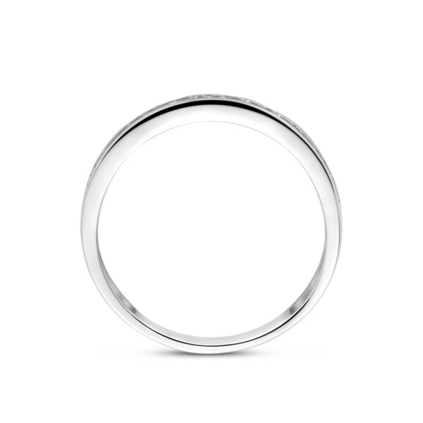 ring zirkonia zilver gerhodineerd - Afbeelding 3