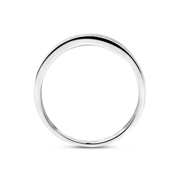 ring zirkonia zilver gerhodineerd - Afbeelding 3