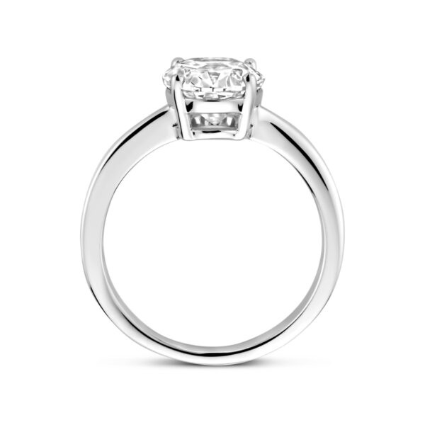 ring zirkonia zilver gerhodineerd - Afbeelding 3