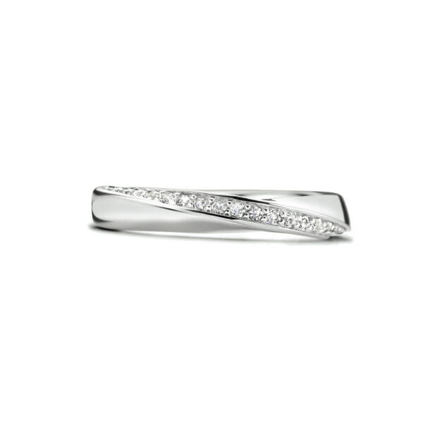 ring zirkonia zilver gerhodineerd - Afbeelding 4