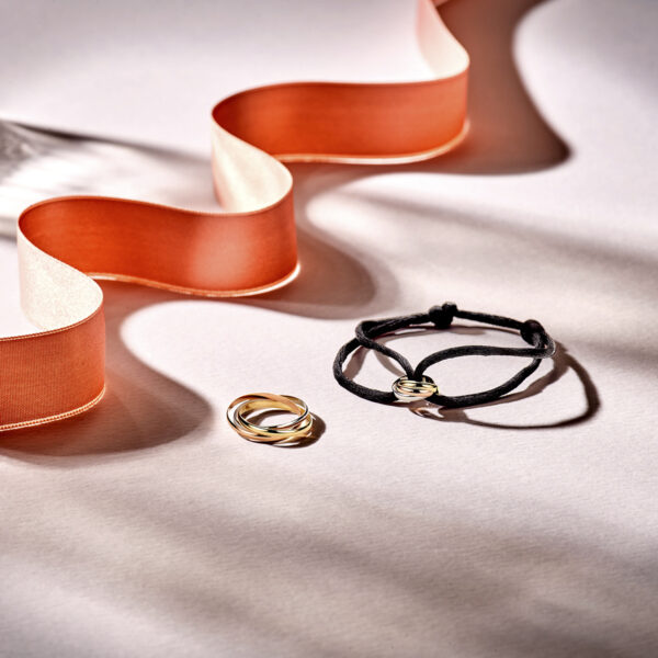 trinity ringen tricolor 14K tricolor goud - Afbeelding 4