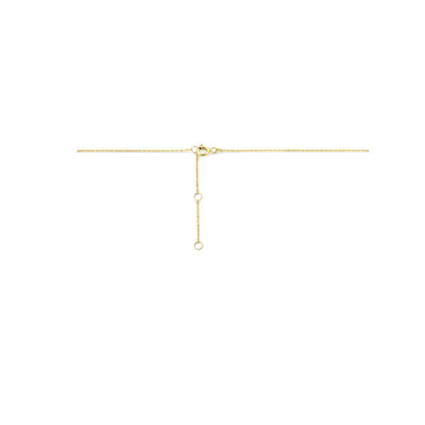 9k collier strik 41 - 43 - 45 cm 9K geel kleurig - Afbeelding 3