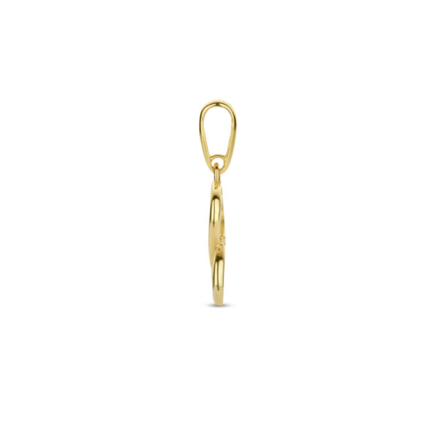 9k hanger infinity 16 mm 9K geel kleurig - Afbeelding 3