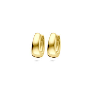 9k klapoorringen 12 mm 9K geel kleurig