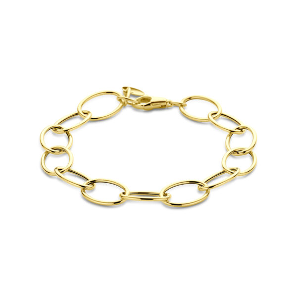 armband 10 mm 19 cm 14K geelgoud