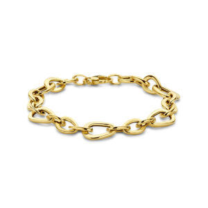 armband 10 mm 19 cm 14K geelgoud