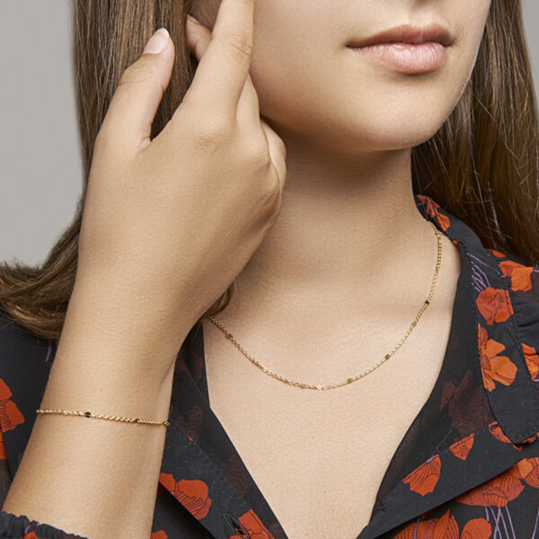 armband 1,5 mm 16 - 18 cm 14K geelgoud - Afbeelding 3