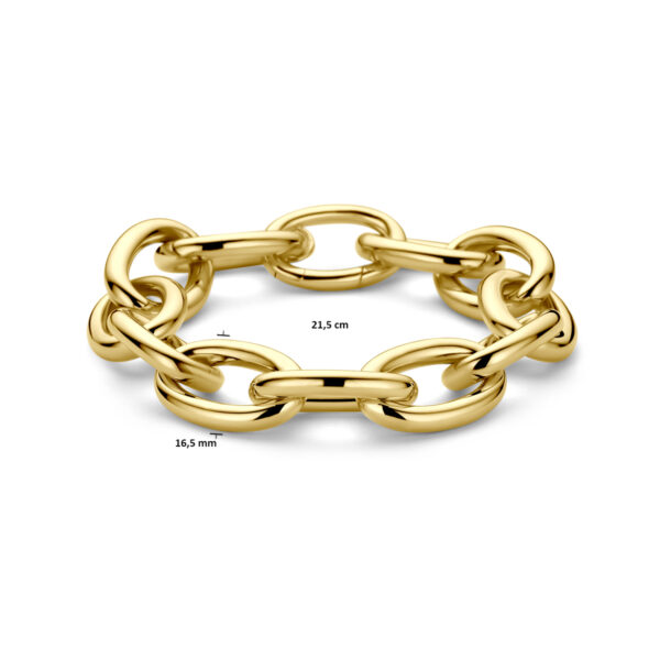 armband 16,5 mm 21,5 cm 14K geelgoud - Afbeelding 3