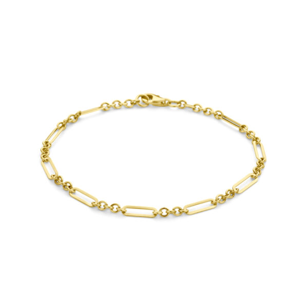 armband 3,2 mm 18,5 cm 14K geelgoud