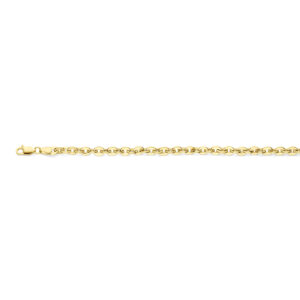armband 5 mm 18,5 cm 14K geelgoud