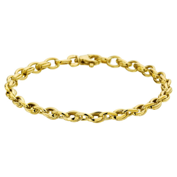 armband 5,0 mm 19 cm 14K geelgoud
