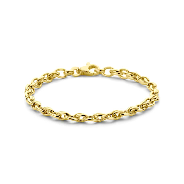 armband 5,0 mm 19 cm 18K geelgoud