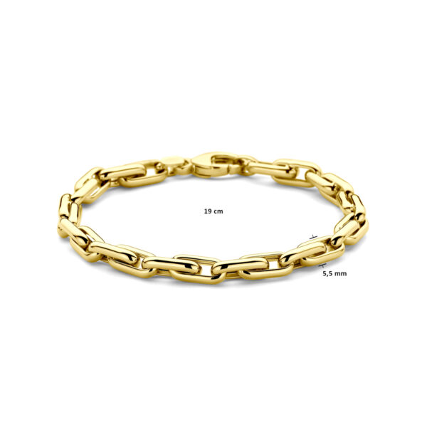armband 5,5 mm 19 cm 14K geelgoud - Afbeelding 3