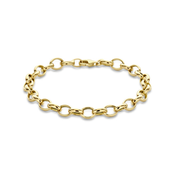 armband 6,5 mm 19 cm 14K geelgoud