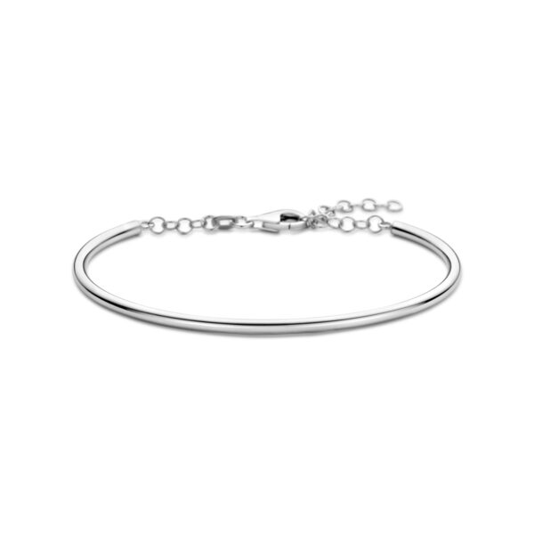 armband 65 x 3,3 mm zilver gerhodineerd
