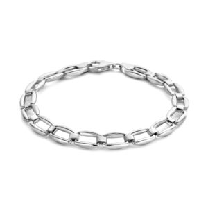 armband 7,0 mm 19 cm zilver gerhodineerd