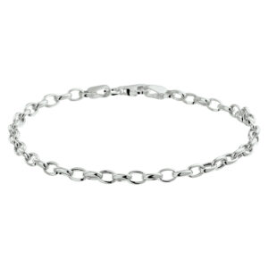 armband anker 3,5 mm 18,5 cm 14K witgoud