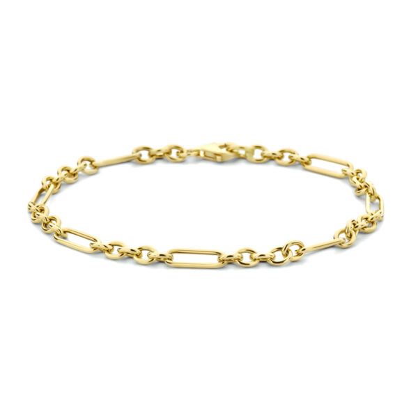 armband anker 4,0 mm 19 cm 14K geelgoud
