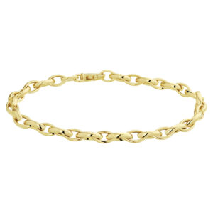 armband anker 4,5 mm 18,5 cm 14K geelgoud
