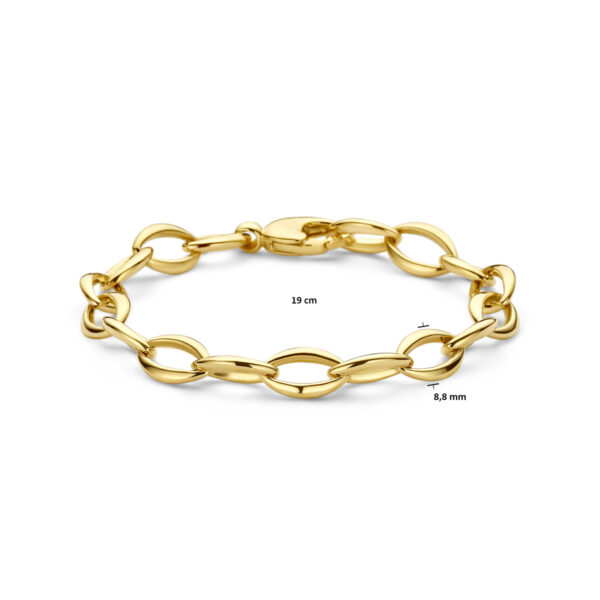 armband anker 8,8 mm 19 cm 14K geelgoud - Afbeelding 4