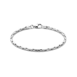 armband cardano 2,7 mm 18,5 cm zilver gerhodineerd