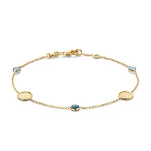 Armband geelgoud edelsteen