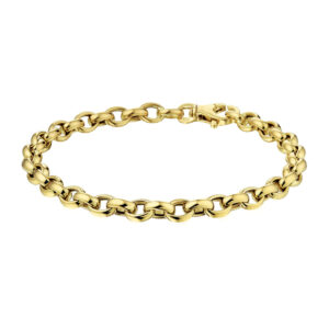 armband jasseron 5,0 mm 19 cm 14K geelgoud