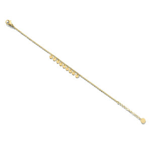 armband rondjes 16 + 3 cm ion plating edelstaal