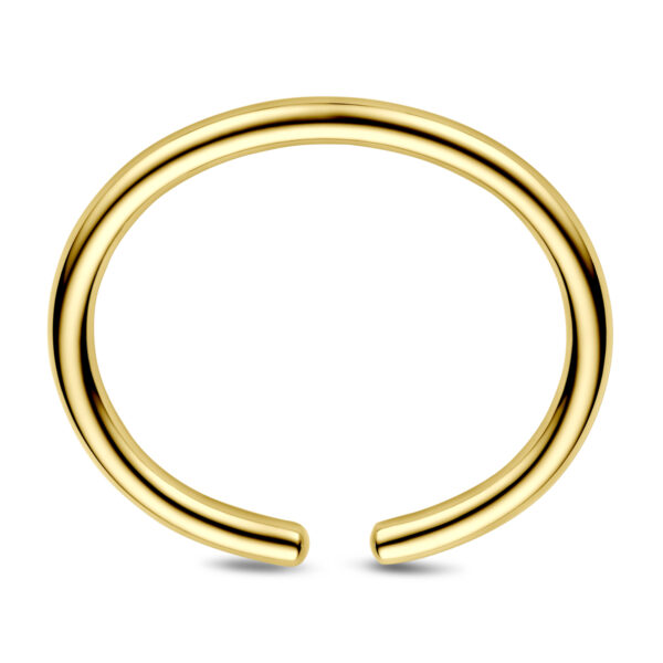 armband spang 6 x 62 mm 14K geelgoud - Afbeelding 3