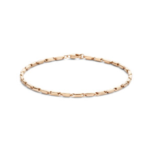 armband staafjes 1,9 mm 19.5 cm 14K roségoud