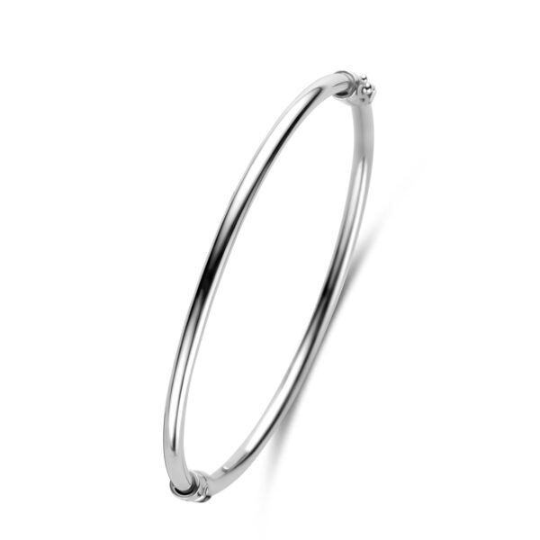 bangle 3 mm 60 mm zilver gerhodineerd