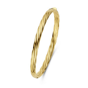 bangle scharnier 6,0 mm 60 mm 14K geelgoud