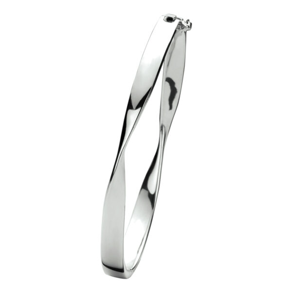 bangle scharnier zilver gerhodineerd - Afbeelding 3